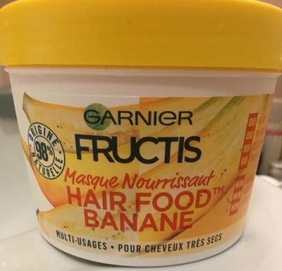 l-oreal, l-oreal-consumer-products, garnier, Fructis, Garnier Fructis Masque nourrissant hair food banane