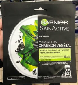 l-oreal, l-oreal-consumer-products, garnier, Garnier SkinActive Garnier SkinActive Pure Charcoal Tissuemasker