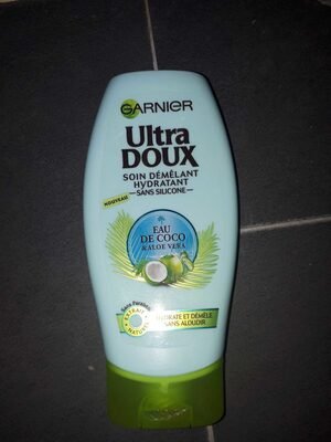 l-oreal, l-oreal-consumer-products, garnier, Ultra Doux Après-Shampooing Soin démêlant hydratant sans silicone eau de coco aloe vera