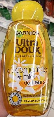 l-oreal, l-oreal-consumer-products, garnier, Ultra-Doux Ultra Doux Shampooing à la camomille et miel de fleurs