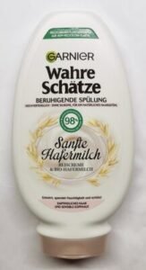 l-oreal, l-oreal-consumer-products, garnier, Wahre Schätze Sanfte Hafermilch, Reiscreme & Bio-Hafermilch, beruhigende Spülung