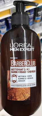 l-oreal, l-oreal-consumer-products, l-oreal-paris, L’Oréal Men Expert BarberClub Nettoyant 3 en 1 Barbe + Visage + Cheveux