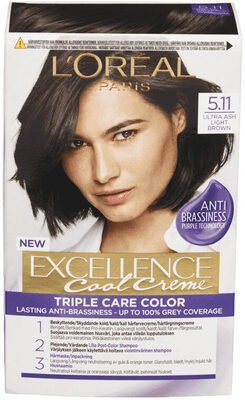 L’OREAL NORGE AS Excellence Creme Ultra 5.11 Ash Light Brown