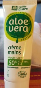 la vie claire crème mains aloe vera