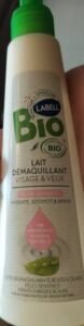 Labell bio Lait démaquillant visage et yeux
