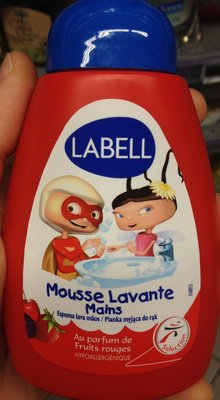 Labell, McBride Mousse lavante mains aux parfums de fruits rouges
