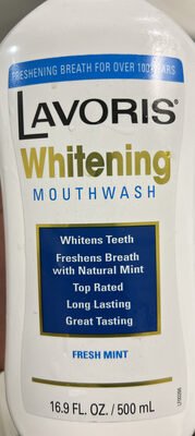 Lavoris Whitening Mouthwash