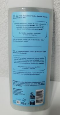 Le Petit Marseillais Crème de douche extra douce – Lait de Cotton Le Petit Marseillais