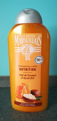 Le Petit Marseillais Shampooing crème nutrition miel de Provence et karité bio