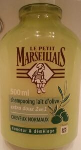 Le petit Marseillais Shampooing lait d’olive – cheveux normaux