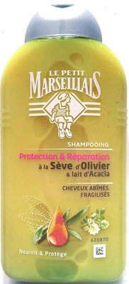Le Petit Marseillais Shampooing Protection & Réparation à la Sève d’Olivier & Lait d’Acacia