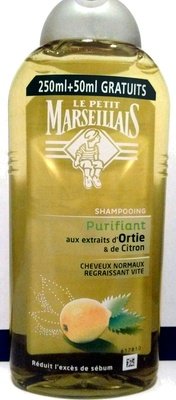 Le Petit Marseillais Shampooing Purifiant aux extraits d’Ortie et de Citron
