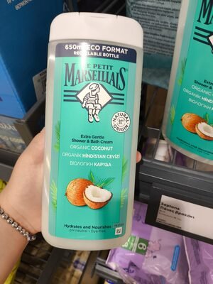 Le Petit Marseilliais Extra Gentle Coconut Shower and Bath Cream