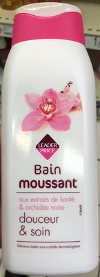 Leader Price Bain moussant douceur & soin