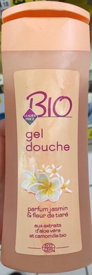 Leader Price Gel douche bio parfum jasmin & fleur de tiaré