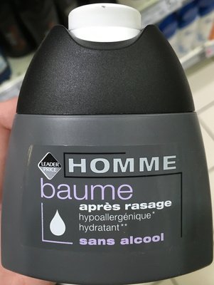 Leader Price Homme Baume après rasage sans alcool