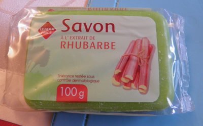 Leader Price Savon à l’extrait de rhubarbe Leader Price