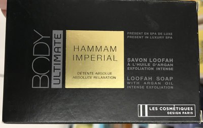 Les Cosmétiques Design Paris Body Ultimate Hammam Impérial Savon Loofah à l’huile d’Argan