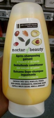 Les Cosmétiques Design Paris, Nectar of Beauty Après-shampooing gainant à l’avocat et au karité