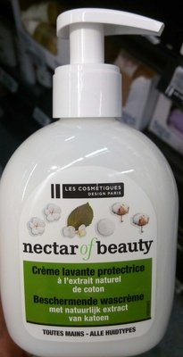 Les Cosmétiques Design Paris, Nectar of Beauty Crème lavante protectrice à l’extrait naturel de coton
