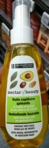 Les Cosmétiques Design Paris, Nectar of Beauty Huile capillaire gainante à l’huile d’avocat et au beurre de karité