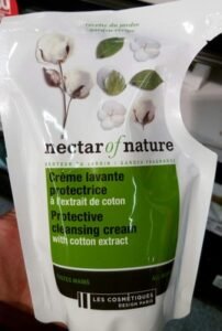 Les Cosmétiques Design Paris, Nectar of Nature Crème lavante protectrice à l’extrait de coton toutes mains