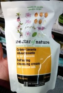 Les cosmetiques design Paris, Nectar of nature Crème lavante adoucissante au lait d’amande