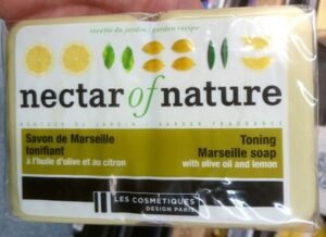 Les cosmetiques design Paris, Nectar of Nature Savon de Marseille tonifiant, à l’huile d’olive et au citron
