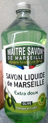 Maître savon de Marseille, Savonnerie du Midi Savon liquide de Marseille extra doux Olive