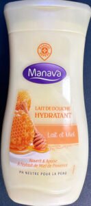 Manava, Marque Repère Lait de douche hydratant Lait et Miel