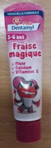 Marque Repère Petit Dentamyl Fraise magique 3-6 ans
