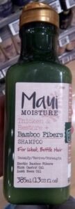 Maui Moisture Bamboo fibers shampoo