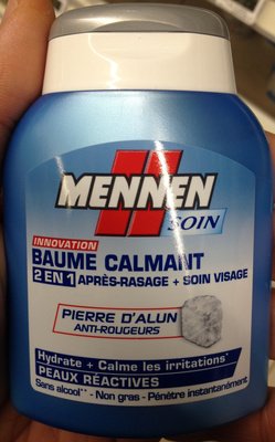 Mennen Baume calmant 2 en 1 après rasage + soin visage