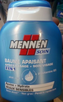 Mennen, Mennen soin Baume apaisant, Après rasage + Soin visage, 2 en 1