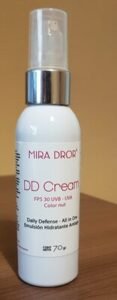 Mira Dror DD Cream and sunscreen