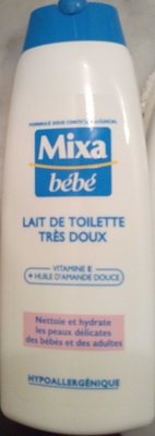 Mixa Bébé Lait de toilette très doux Vitamine E Huile d’amande douce
