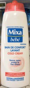Mixa, Mixa Bébé Bain de confort lavant Cold Cream
