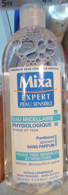 Mixa, Mixa Expert Eau micellaire physiologique visage et yeux