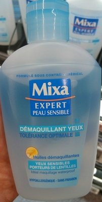 Mixa, Mixa Expert, Mixa Expert Peau Sensible Démaquillant Yeux tolérance optimale