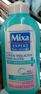 Mixa, Mixa Expert, Mixa Expert Peau Sensible Expert Peau Sensible Lotion très active sans alcool Anti-Imperfections