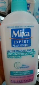 Mixa, Mixa Expert, Mixa Expert Peau Sensible Lait démaquillant anti-imperfections non-gras