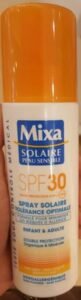 Mixa Solaire Spray Solaire Tolérance Optimale Spf30