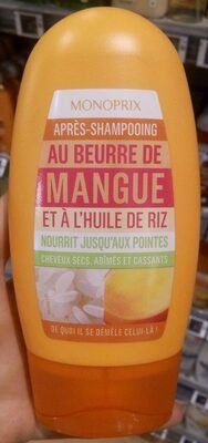 Monoprix Après-Shampooing au beurre de mangue et à l’huile de riz