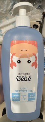 Monoprix Bébé,Monoprix L’eau nettoyante