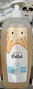 Monoprix Bébé,Monoprix Le gel lavant sans savon