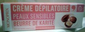 Monoprix Crème dépilatoire peaux sensibles beurre de karité