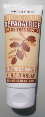 Monoprix Crème mains réparatrice peaux très sèches