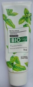 Monoprix Dentifrices fracheur  la menthe poivree