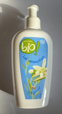 Monoprix, Monoprix Bio Lait démaquillant Monoprix Bio