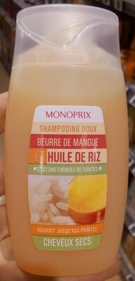 Monoprix Shampooing doux beurre de mangue et huile de riz